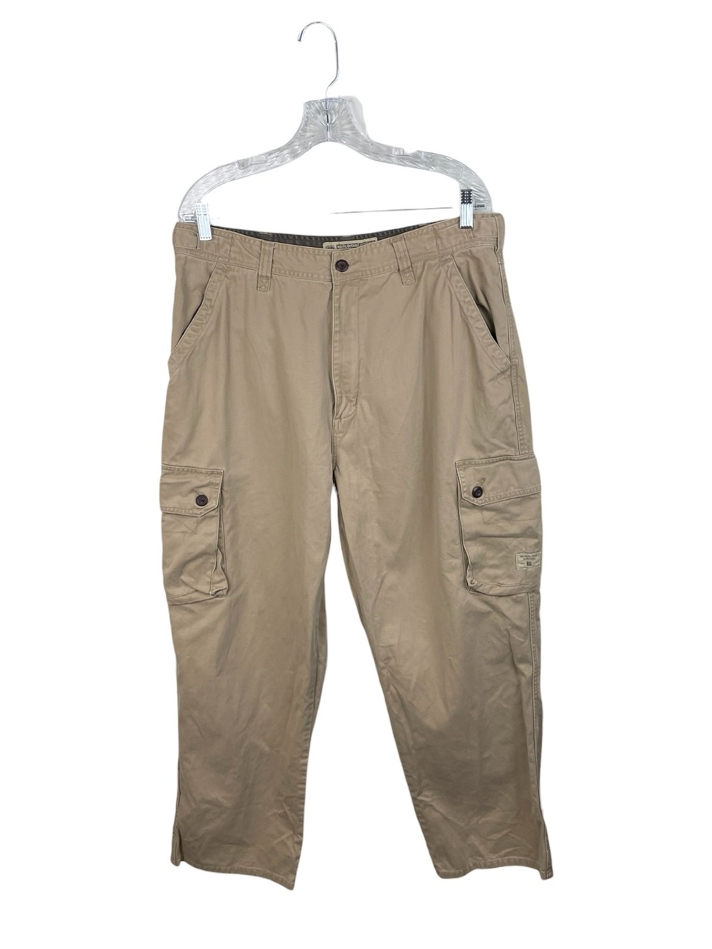 Vintage Y2K American Eagle Men's Baggy Cargo Pants Size W36 L30 Gorpcore Utility